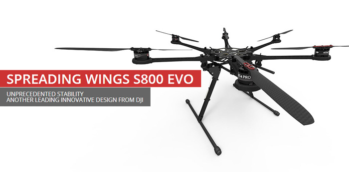 DJI8500 Spreading Wings S800 EVO