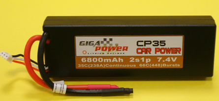 GP6800CP 7.4V 6800mAh 2Cell 35C