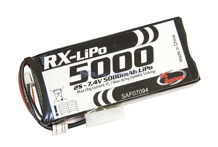 Batterie Tx e Rx lipo
