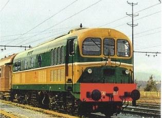 OSKAR 1001 D 341 1017 FS Locomotiva Diesel Fiat FS ep.III.